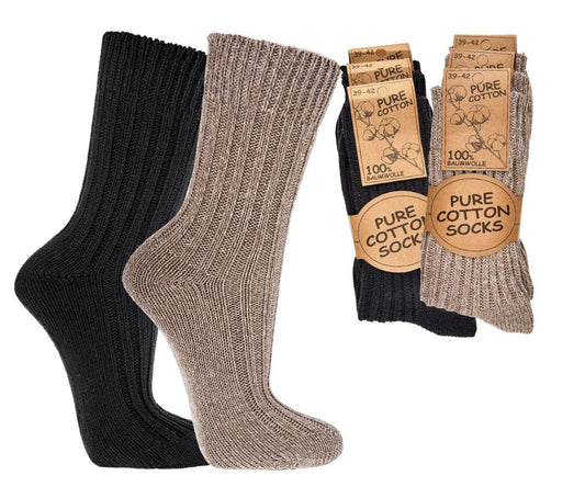 Dicke 100%-Baumwolle Socken